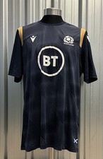 Scotland Rugby National Team Training T-Shirt Jersey 20/21 Macron Men’s Size 3XL