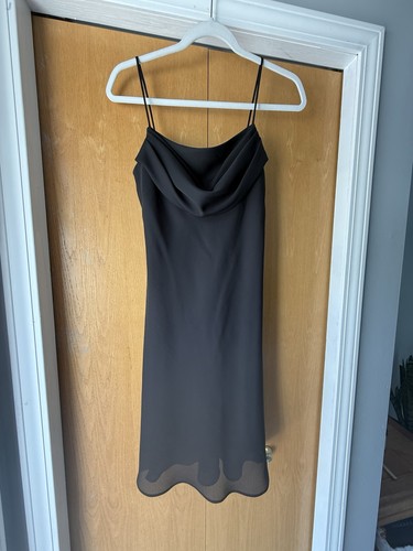 Jump black sleeveless draped - jump,