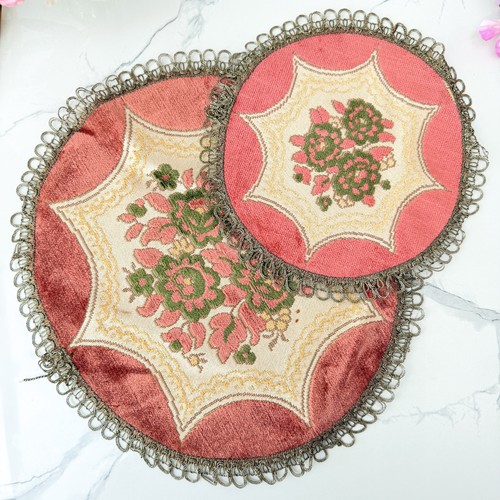 Vintage belgian tapestry table - belgian,