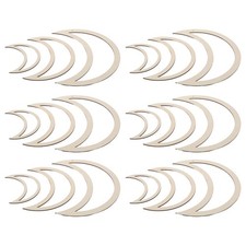  18PCS Macrame Hoops: Wooden