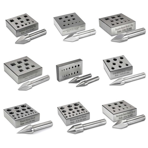 Jewellers bezel forming block - jewellers,