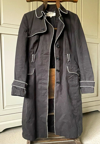 Karen millen black trench - millen,