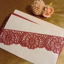 2 M Sequin Embroidery Tea Pink
