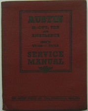 Austin Truck 25cwt Van & Ambulance Series K8/MB-K8/AA Service Manual 1950 Pub493