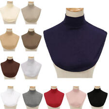 Lady Fake Collar Modal Half Collar False Turtleneck High Neck Cover Detachable