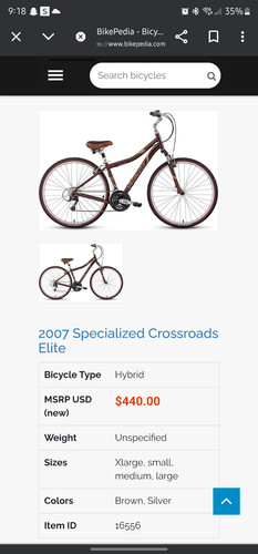 2007 specialized crossroads - specialized,
