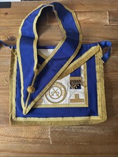Masonic Provincial Full Dress Apron (with Rear Pocket) & Collar Northumberland