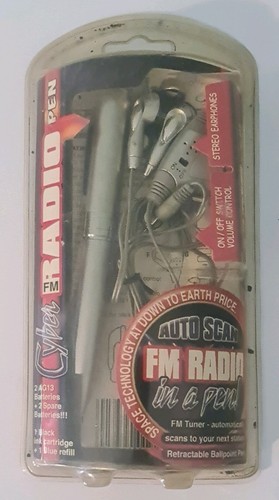 Radio pen vintage retro - fm,