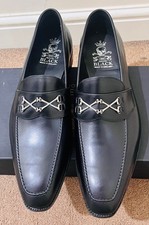 Barker black edition wolfe loafers size UK 11 US 12 RPP £650
