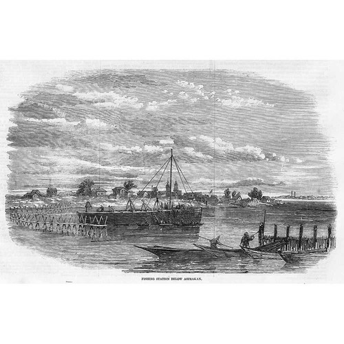 Russia fishing station below - station,