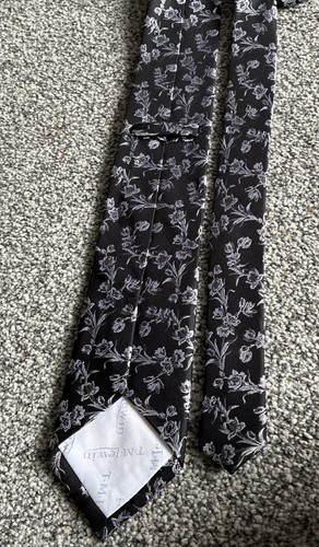 Lewin black floral - t, men’s