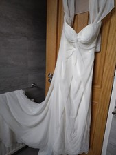 Ivory Strapless Flowing Plus