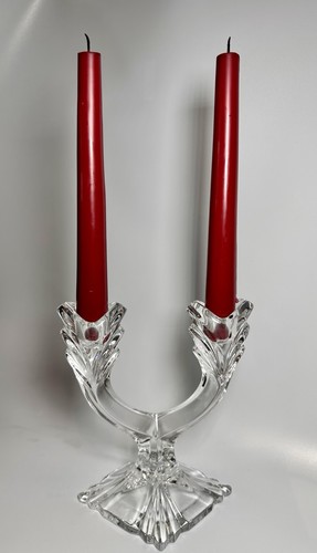 Vintage pressed glass double - pressed,