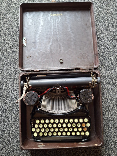 Antique corona typewrighter - antique,