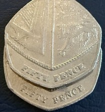 2014 Fifty Pence 50p Shield -