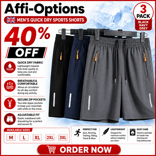 Mens casual stretch shorts - casual, zip