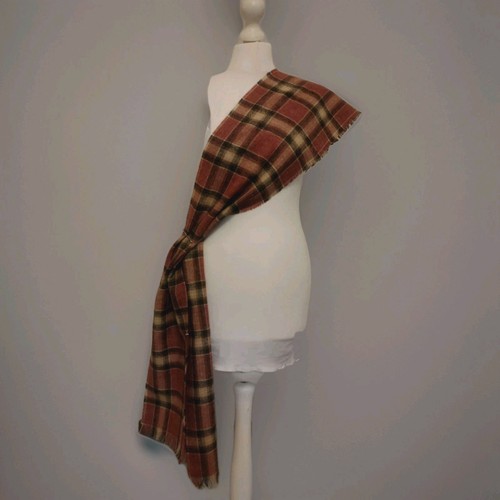 Dusky pink tartan - pink, sash