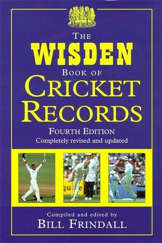 Wisden book cricket records - book,