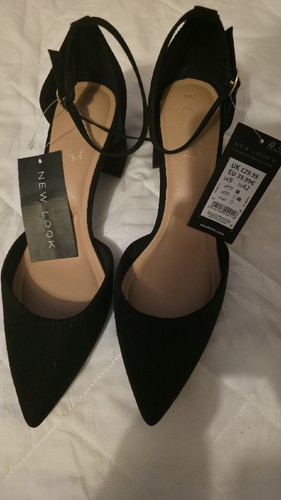 New look black faux - look, suede