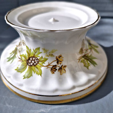 Royal Tara Galway Ireland Fine Irish Bone China Pillar Candle Holder - White