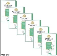 6 X YARDLEY LONDON IMPERIAL JASMINE LUXERY BATH  SOAP BARS  100gX 6 N