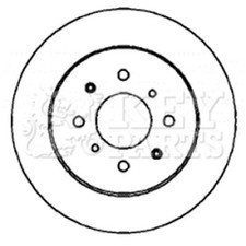 2x Brake Discs Solid For Honda