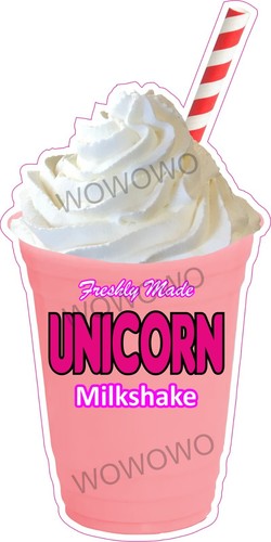 Ice cream van sticker unicorn - van,