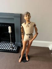 Antique French boy mannequin outstanding quality wax head