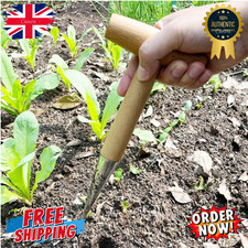 Stainless Steel Dibbler Bulb Planter Dibber Hole Puncher Gardening Tool UK