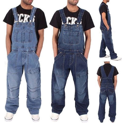 Mens denim dungarees - dungarees, jumpsuit