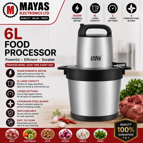 Powerful 1000w electric food - 1000w,