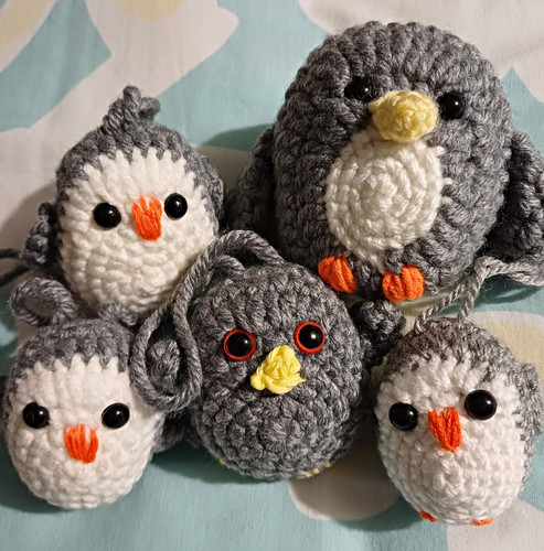 Set handmade crochet - of,