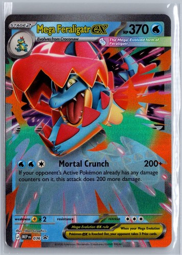 Mega feraligatr 036 holo nm - holo,