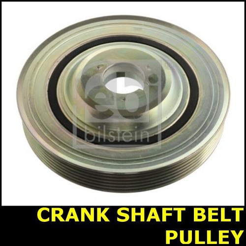 Crankshaft belt pulley - belt, fits