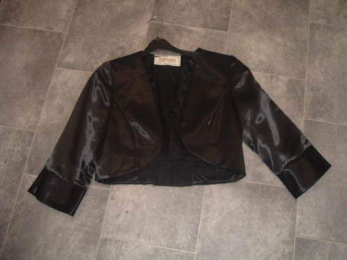 Size roman black satin - black, 3/4