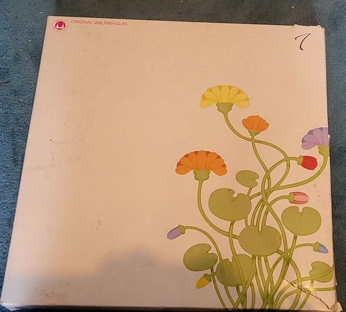 Bnib vintage walther glas rose - bnib,