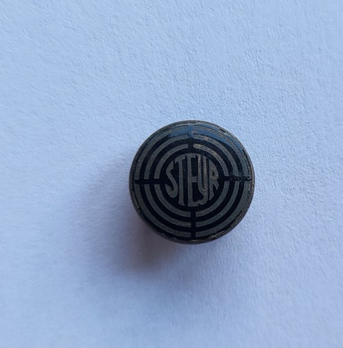 Vintage enamel steyr logo - vintage,