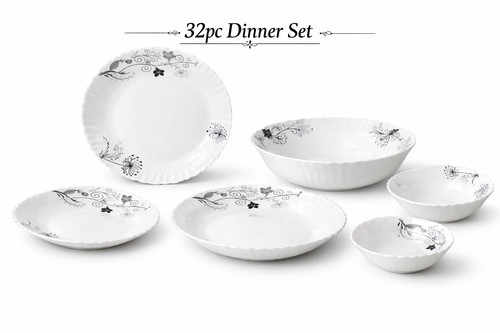 Piece cool grey - piece, floral