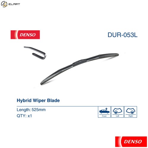 Wiper blade dur 053l for - blade, dur-053l