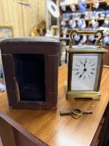 Antique brass carriage - brass,