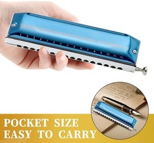 EASTTOP Chromatic Harmonica Key of C 16Hole 64Tone Mouth Organ Harmonica UK Ship