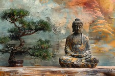 Buddha Zen Canvas Picture