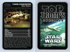 Y-Wing Starfighter - Star Wars Starships 2006 Top Trumps Specials Card