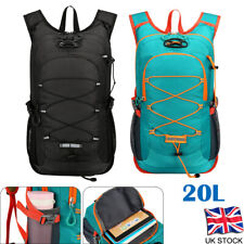 20L Hiking Camping Backpack Waterproof Mens Women Outdoor Travel Rucksack Bag UK