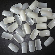 Natural False Nails Full Cover  Medium Square Nails 500 in 10 Different Sizes