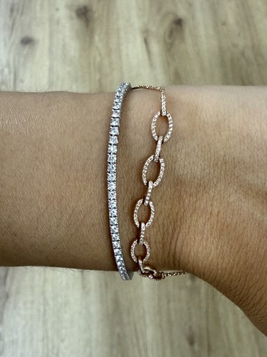 18ct rose gold diamond - 18ct,
