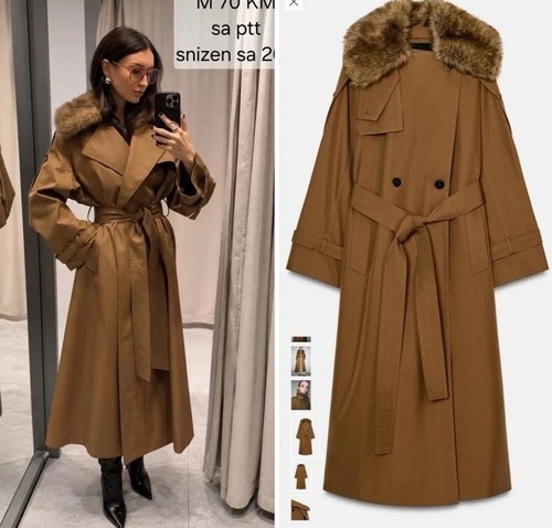 Zara oversize faux fur - zara,