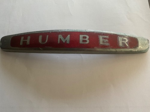Humber bonnet grille badge - bonnet,