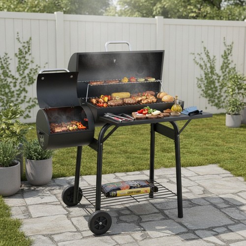 Versatile charcoal bbq grill - charcoal,