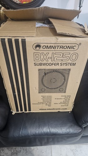 Omnitronic 1250 bass bin - omnitronic,